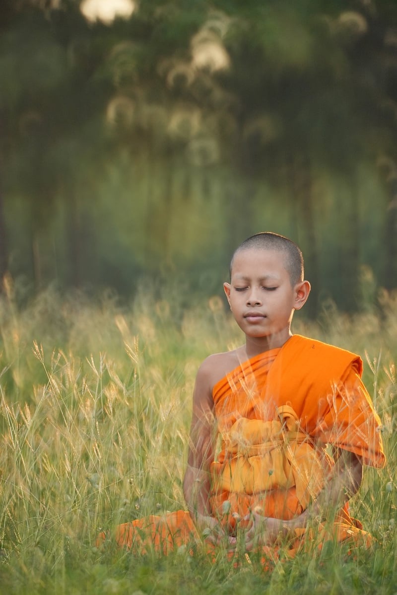 Women meditating
